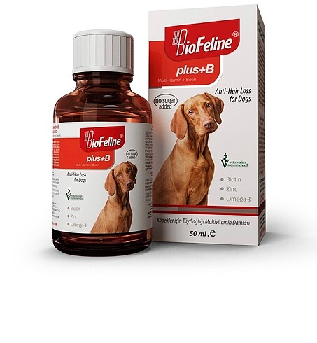 Biofeline plus B+ for dogs tüy dökülme engelleme