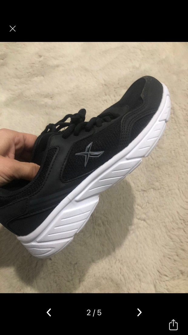 Kinetix Siyah Elastik Bağcıklı Spor Ayakkabı - Görsel 3