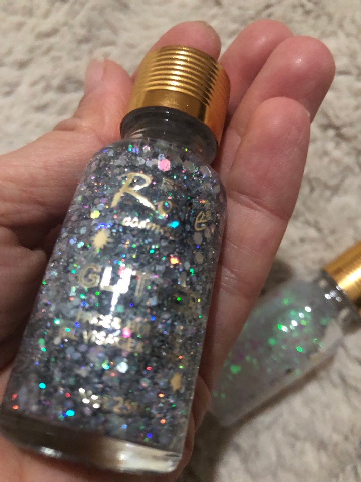 Parlak Çok Renkli Simli Oje Seti - Görsel 4