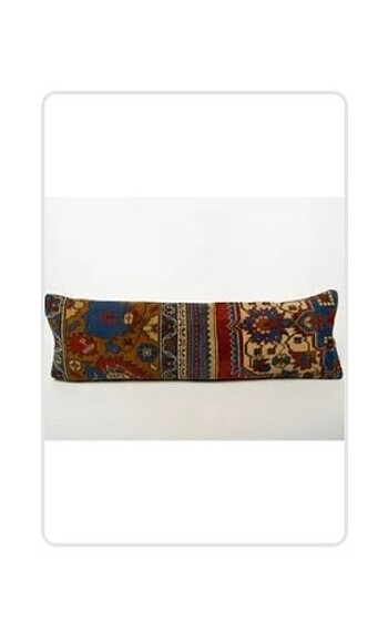El dokuması kilim yastık kırlent kılıfı