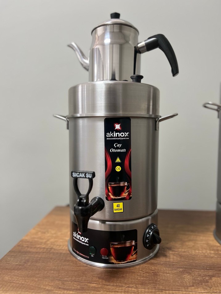 Çay Makinesi 4L Çay Otomatı Çay Kazanı Semaver - Görsel 2