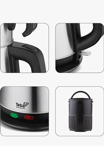 Teba Paslanmaz Çelik Çay Makinesi - Görsel 4