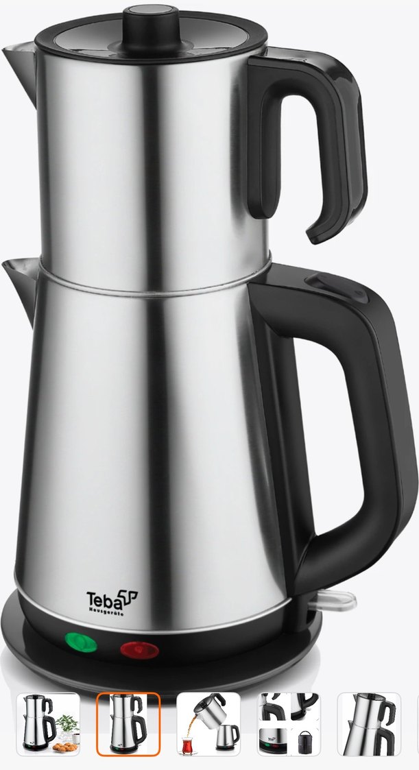 Teba Paslanmaz Çelik Çay Makinesi - Görsel 2