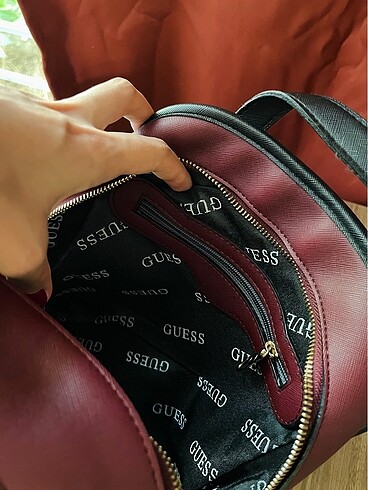 Guess Guess Bordo Sırt Çantası/Askılı Çanta