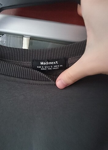 Zara Madmext antrasit sweatshirt gri
