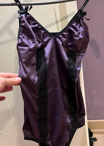 Mor Fitted çıtçıtlı  Korse - Görsel 2