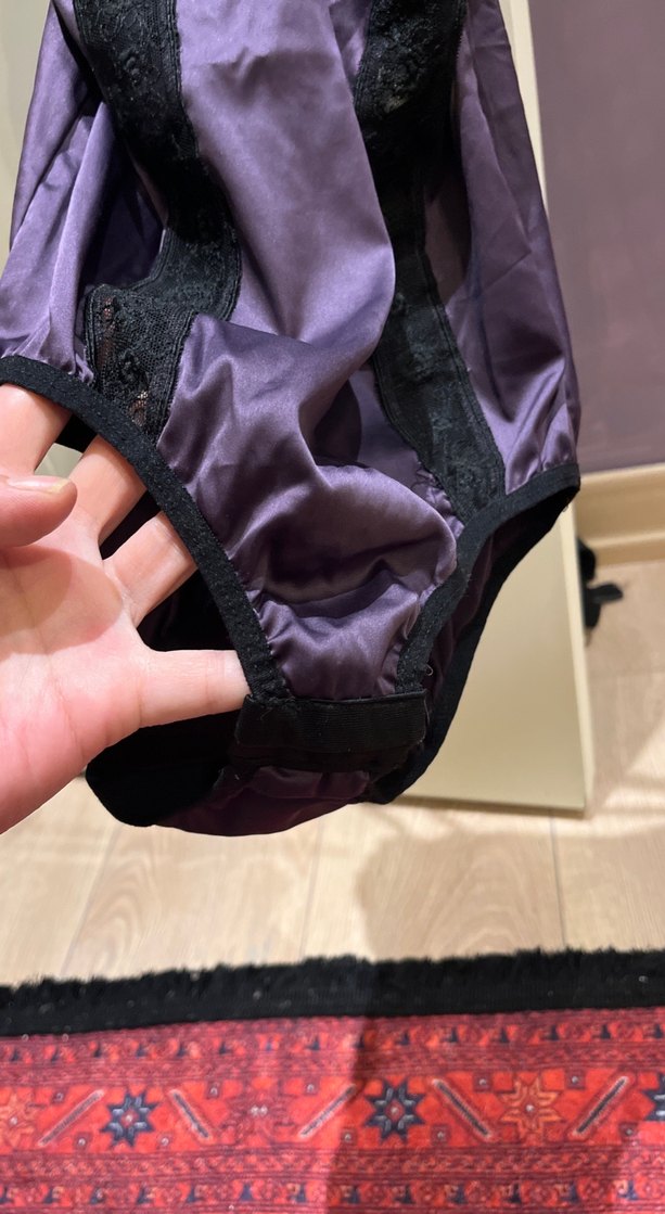 Mor Fitted çıtçıtlı  Korse - Görsel 3