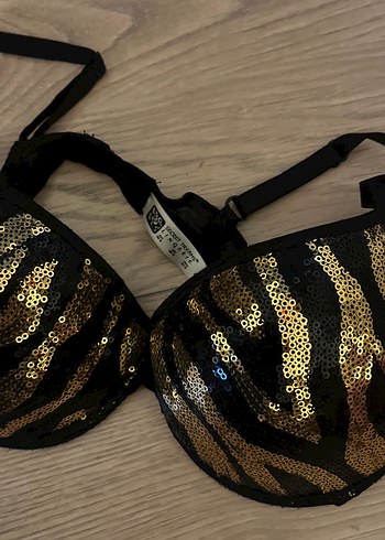 Altın Zebra Desenli Mini Bralet - Görsel 2