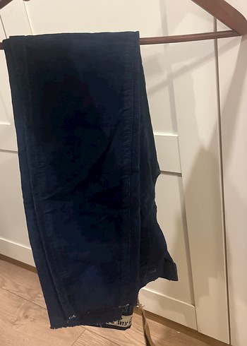 Lacivert Kadın kaddife Pantolon - Görsel 4