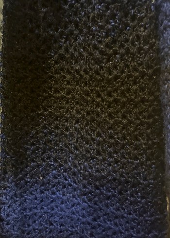 Örgü Detaylı Mavi Denim Kadın Ceket - Görsel 3