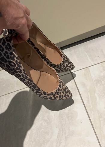 Leopar Desenli Kadın Babet - Görsel 6