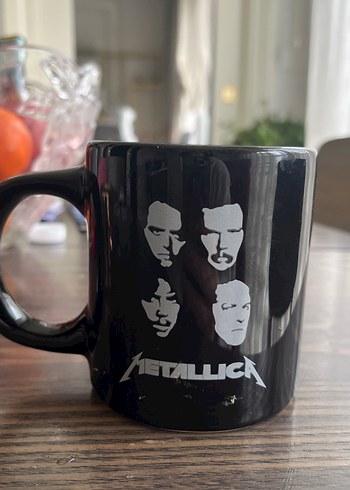 Metallica Siyah Müzik Temalı Kupa - Görsel 4