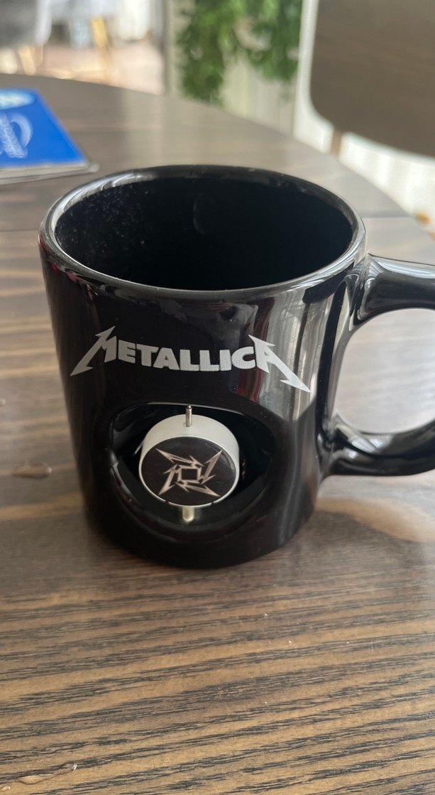 Metallica Siyah Müzik Temalı Kupa - Görsel 2