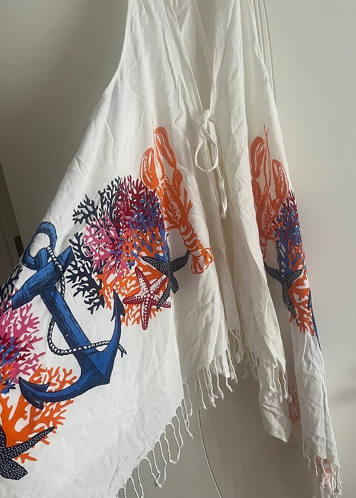 Çok yönlü pareo yelek kimona - Görsel 2