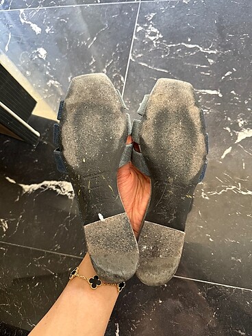 37 Beden lacivert Renk Saint Laurent terlik