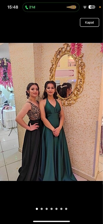 Yeşil abiye