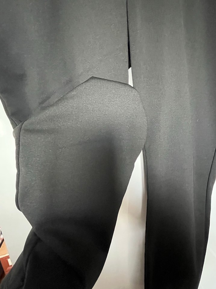 Düz Siyah Kadın Tayt - Görsel 2