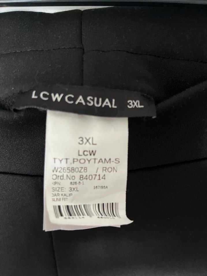 Düz Siyah Kadın Tayt - Görsel 4