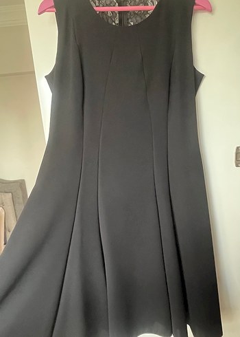 Sıfır Kol dantel detaylı özel gün elbisesi - Görsel 2