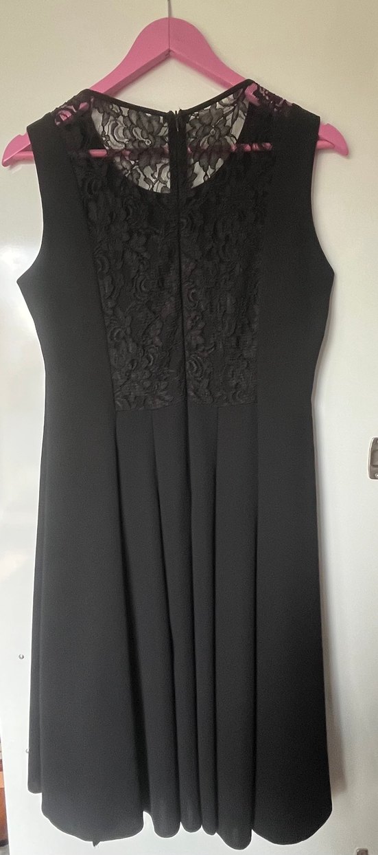 Sıfır Kol dantel detaylı özel gün elbisesi - Görsel 3