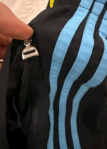 Erkek Siyah Sarı Fermuarlı Eşofman Altı - Görsel 7