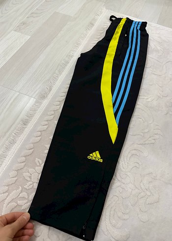 Erkek Siyah Sarı Fermuarlı Eşofman Altı - Görsel 2