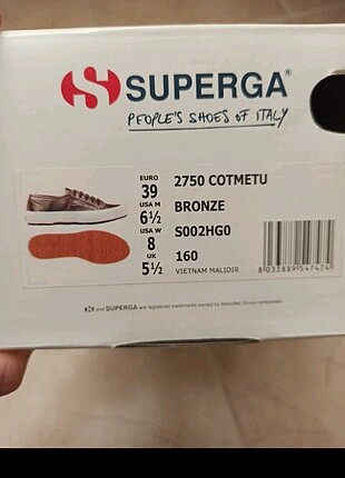 39 Beden SUPERGA Bronz