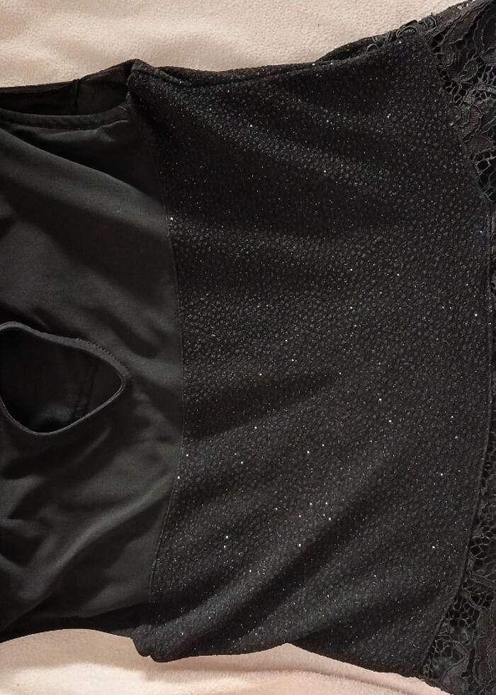 Siyah abiye elbise - Görsel 3