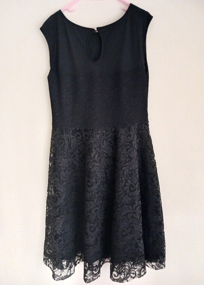 Siyah abiye elbise - Görsel 2