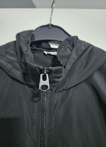 38 40 beden kapüşonlu fermuarlı ceket - Görsel 3