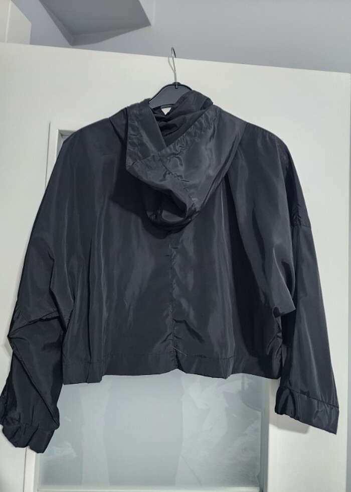 38 40 beden kapüşonlu fermuarlı ceket  - Görsel 5