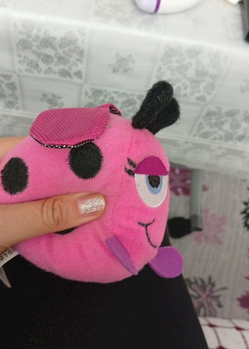 Beden Renk Pembe Renkli Peluş Oyuncak Anahtarlık