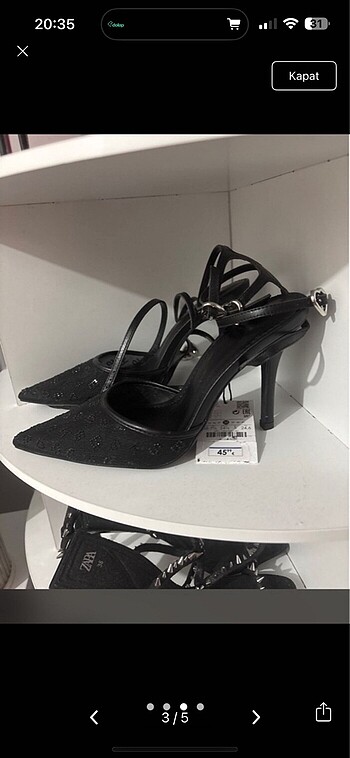 Bershka bershka taşlı stiletto
