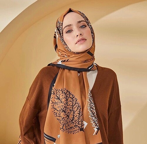 Yaprak desen cardion şal