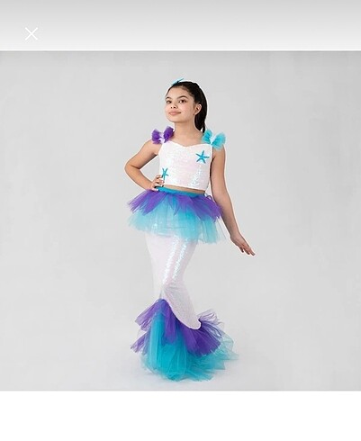 Deniz kızı kostüm