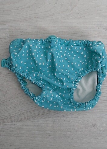 3-6 Ay Beden turkuaz Renk KIZ BEBEK BIKINI ALT 