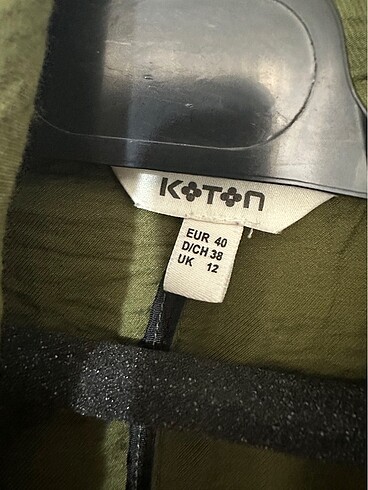 Koton Koton ince trenç