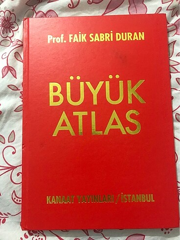 Prof Faik Sabri Duran Büyük Atlas