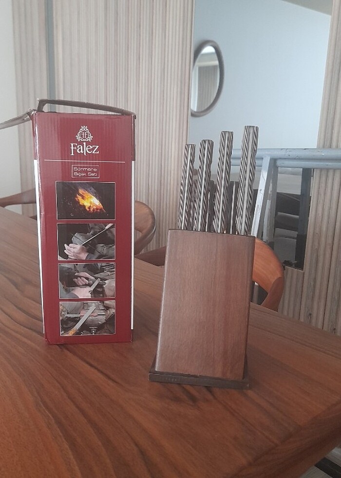  Sıfır takim Denizli yatağan sürmene bıçak seti  - Görsel 5