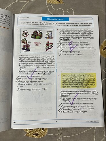  Beden Miray Yayınları TYT Sosyal Bilimler Denemesi