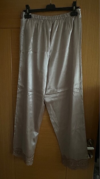 s Beden haki Renk Saten pijama