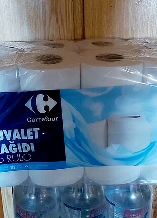 Carrefour çift katlı 16 rulo tuvalet kağıdı 