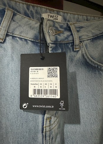 Geniş Kesim Midi Kadın Kot Pantolon - Görsel 3