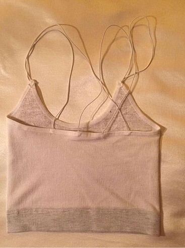 xs Beden beyaz Renk Urban outfitters beyaz bustiyer crop