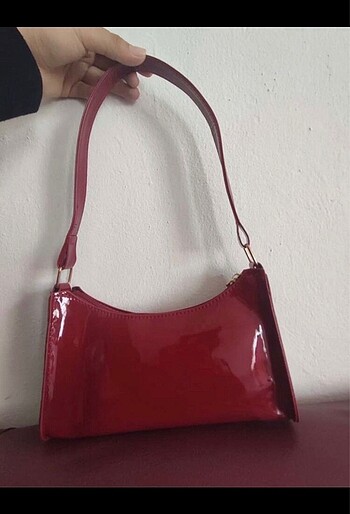 Sheinside Lolita koyu kırmızı çanta
