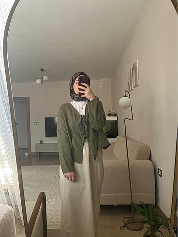 Suud Collection Haki kimono