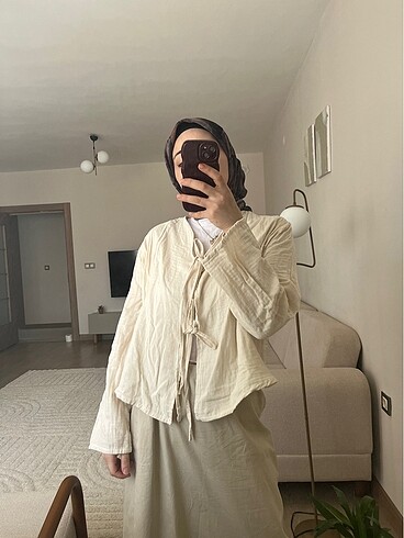 Suud Collection Krem kimono
