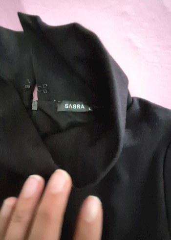 Uzun Kollu Siyah Kadın elbise - Görsel 6