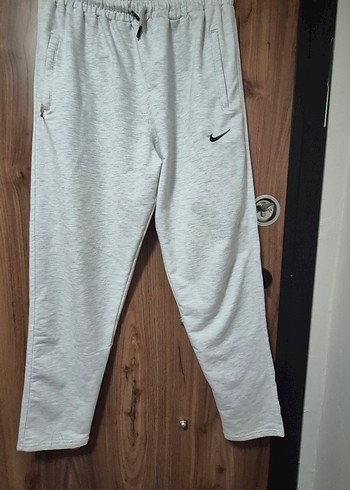 Gri Nike  Bol Kesim Eşofman Altı - Görsel 5