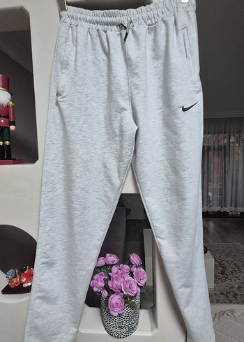 Gri Nike  Bol Kesim Eşofman Altı - Görsel 6